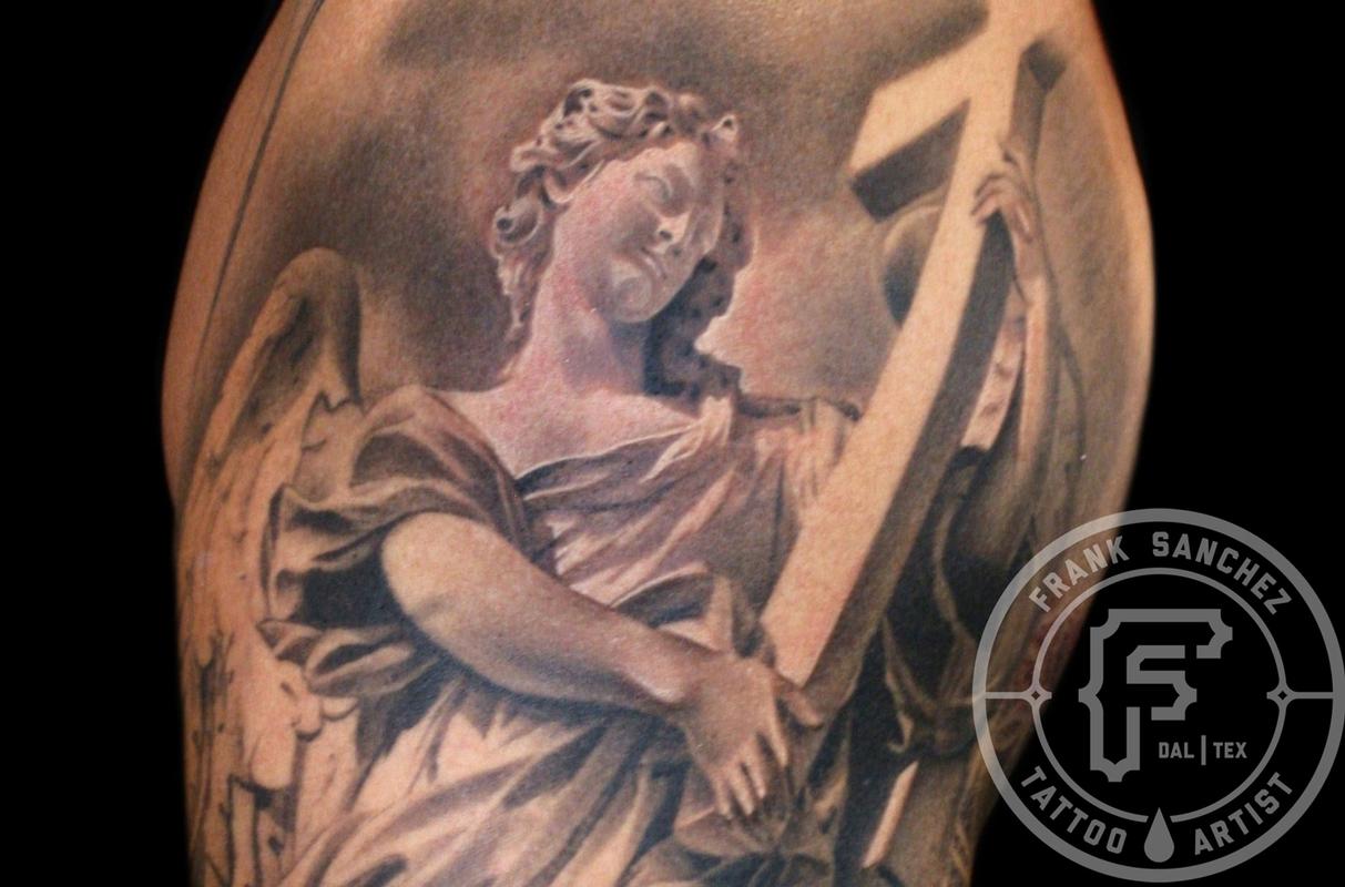 Angel Statue by Francisco Sanchez  Tattoos